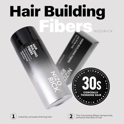 Hair Thickening Fibers Dark Brown - Instant Hair Fullness