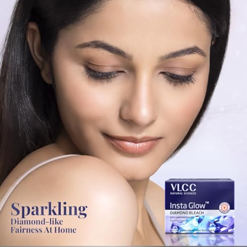VLCC Insta Glow Diamond Bleach 60g for Brightening Skin