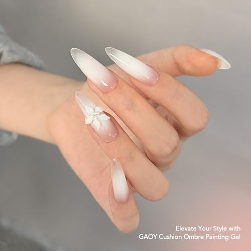 Ombre Gel Nail Polish Kit - 9 Colors UV LED Soak Off