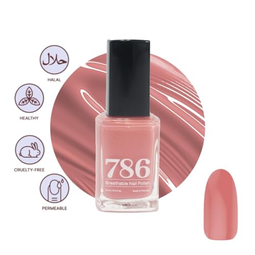 786 Cosmetics Breathable Nail Polish - Vegan Nail Polish, Cruelty-Free, Healthy, Halal Nail Polish, Fast-Drying Nail Polish (Toulouse)