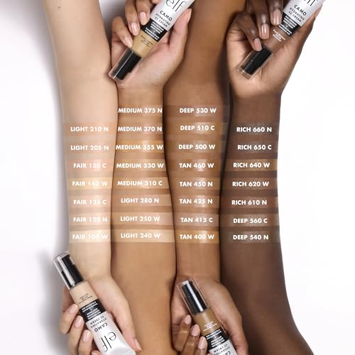 e.l.f. Hydrating Camo CC Cream SPF 30 - Full Coverage Foundation, Light 210N