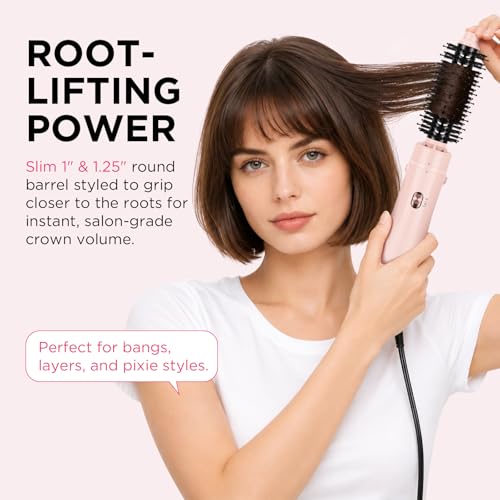 Aima Beauty Hair Dryer Brush 2-in-1 Ionic Hot Air Styler