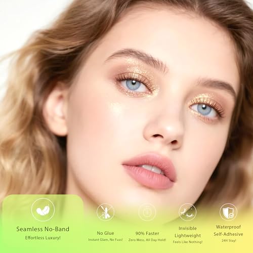 Brown Pre-Glued Lash Clusters - Self-Adhesive 10-14mm
