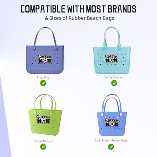 Soccer Mom Charm for Bogg Bag | PVC Durable