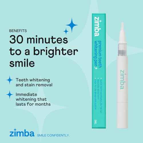 New Zimba Whitening On-The-go Kit | Cordless LED Accelerator Light and Whitening Pen