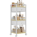 Flycity Rolling Makeup Organizer Cart with Drawers & Wheels