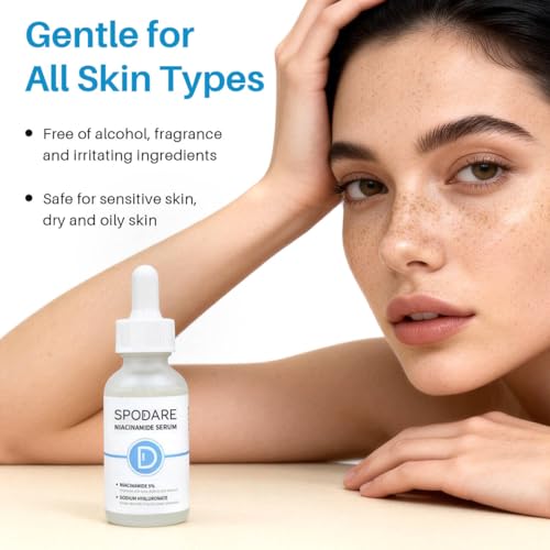 Niacinamide Serum, Sodium Hyaluronate, Salmon PDRN, 1.01 fl.oz Facial Serum, Hydrating & Smoothing Care, Improve Skin Tone - 30ml