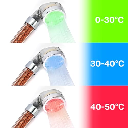 Socila LED Color Changing Shampoo Bowl Sprayer Head