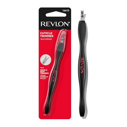 Revlon Cuticle Trimmer with Cap, Precision V-Tip & Comfort Grip