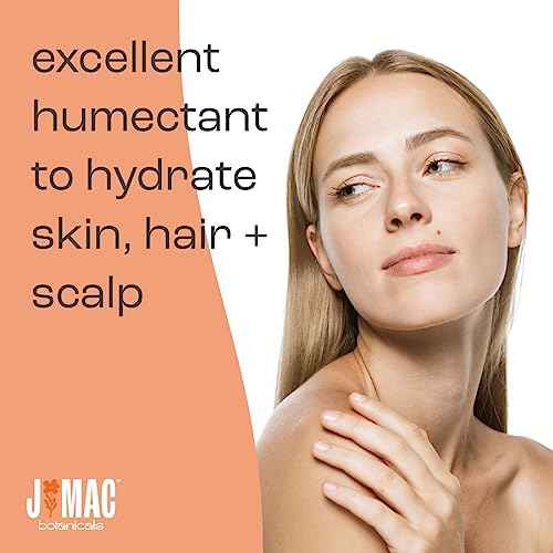 J MAC BOTANICALS, Organic Vegetable Glycerin (16 oz glass bottle)