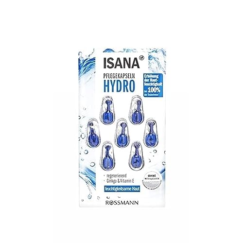 Isana Hydro Care Skin Moisturizing Capsules For Dehydrated Skin - 5 Packs