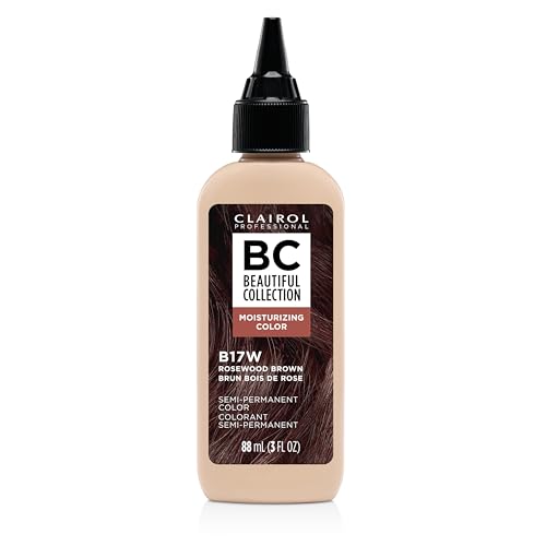Clairol Professional Beautiful Collection Hair Color, 17W Rosewood Brown, 3 oz. - Packaging May Vary