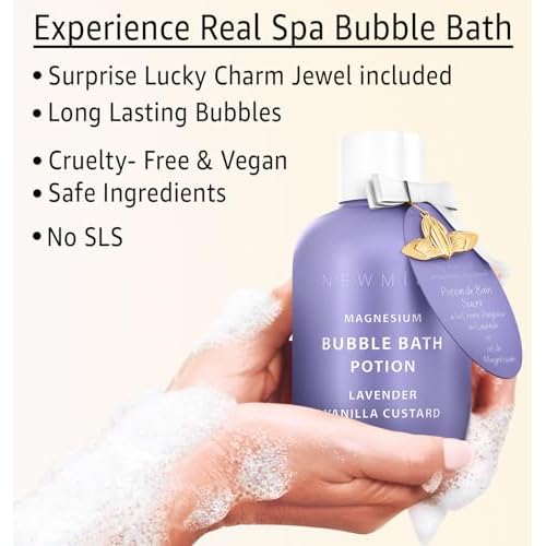 Luxury Creamy Lavender Bath Gift Set for Women and Men- Pack of 2