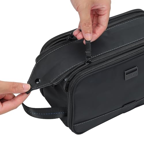 ZEEMO Medium Travel Toiletry Bag - Water-Resistant Dopp Kit