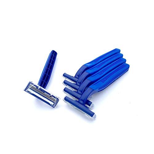 100 Premium Twin Blade Disposable Razors in Bulk - Medical Professional or Home Use