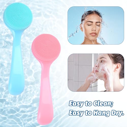 2-Pack Silicone Face Brush for Deep Cleansing & Exfoliating