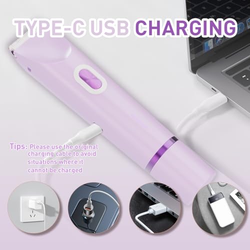 2-in-1 Electric Bikini Trimmer for Women - Waterproof & Rechargeable