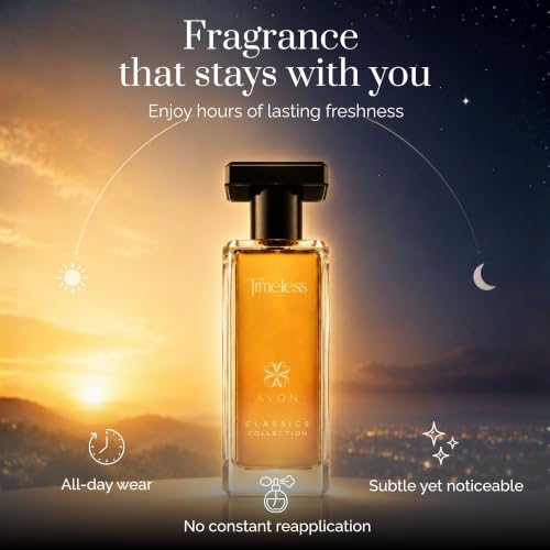 AVON Classics Timeless Cologne 1.7 oz – Unisex Floral Fragrance