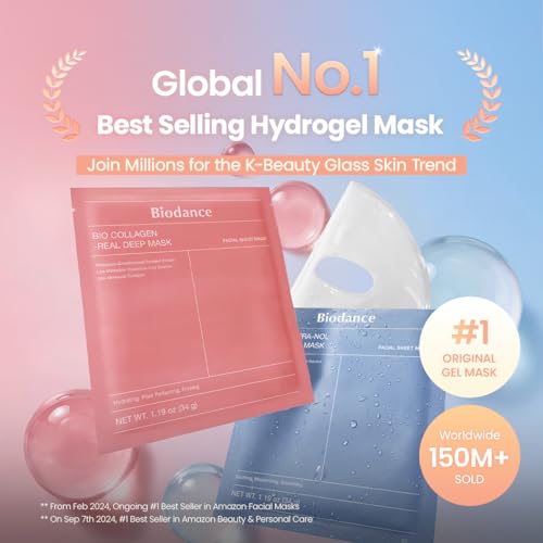 BIODANCE Best Mask Duo: Bio-Collagen & Ceramide Panthenol Real Deep Mask Set, Firming, Hydrating, Face Mask Bundle for Glass Skin, Korean Skincare Set, Korean Skin Care, Facial Mask Set