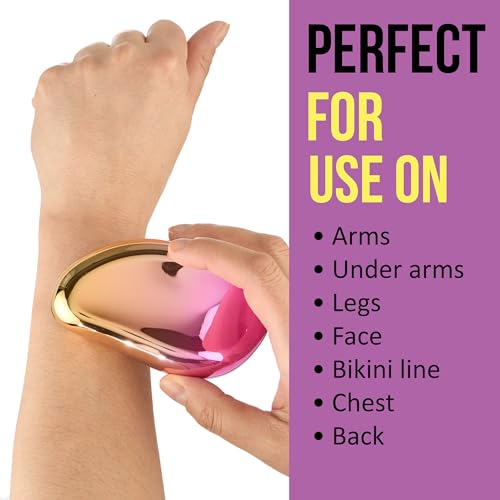 Crystal Hair Remover - 1pc Crystal Hair Eraser, Razorless Shaver Hair Removal Device | Pain-Free Hair Removal & Exfoliation Tool
