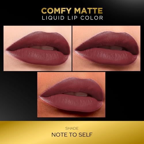 FACESCANADA Comfy Matte Liquid Lipstick - Note To Self, 10HR