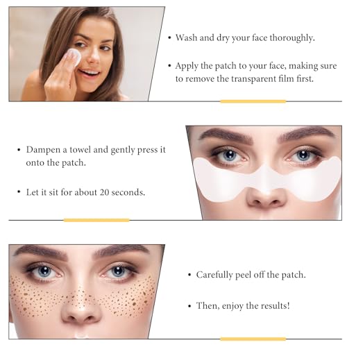 Glitter Freckles Temporary Face Tattoos - 12pc Waterproof
