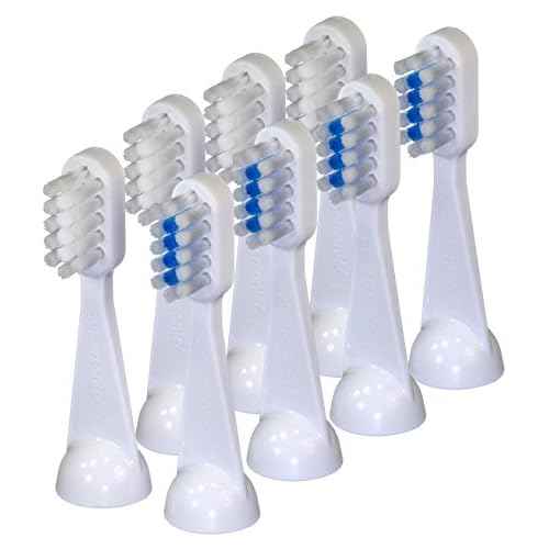 Cybersonic Traditional Replacement Brush Heads, 8 Pack, Compatible With All Cybersonic Electric Toothbrushes