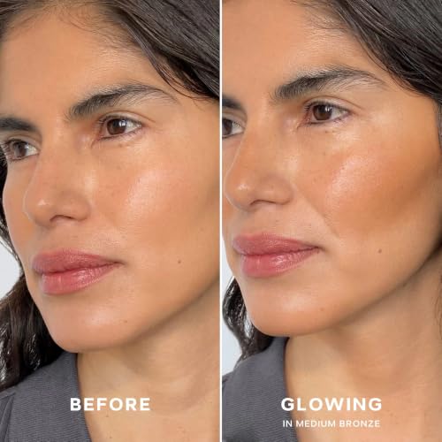 Saie Sun Melt Cream Bronzer - Buildable Face Sculpting Balm