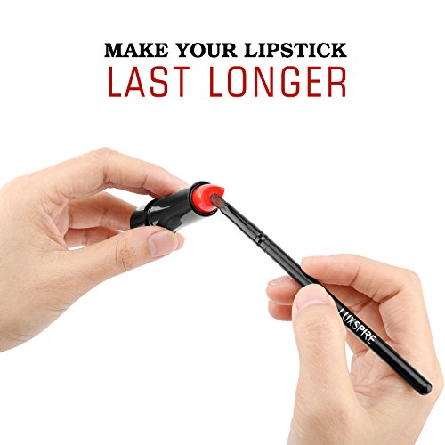 Lip Brush Concealer Brush 2 Pieces - Black Lip Makeup & Eye Shadow Tool