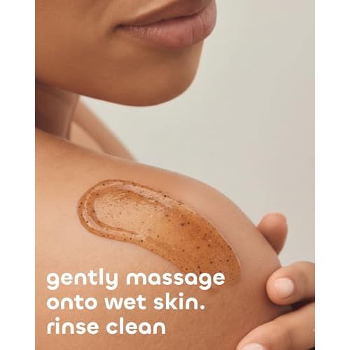 Seaweed Bath Co. Detox Body Scrub - Rosemary Mint - Exfoliating Skin Scrub Removes Dead Skin & Impurities - With French Sea Clay, Coffee Bean Extract - Vegan, Paraben & Sulfate Free - 6 oz