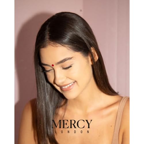 Red Circle Velvet Bindis by MERCY LONDON Indian Dot Bindi Face Jewels Colorful Round Multi Packet Different Sizes