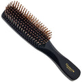 Giorgio Full Size Black Hair Brush for Men Women Kids - Detangler & Scalp Massager