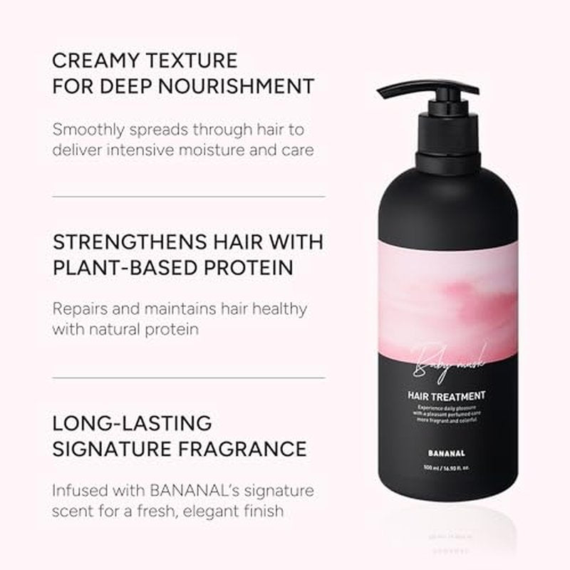 BANANAL Korean Hair Treatment Conditioner - Protein & Moisture 500ml