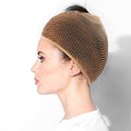 4-Pack Equestrian Hair Nets for Women Riders Light Brown