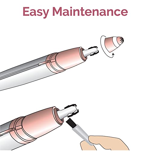 Eyebrow Hair Remover Electric Razor for Women with LED Light