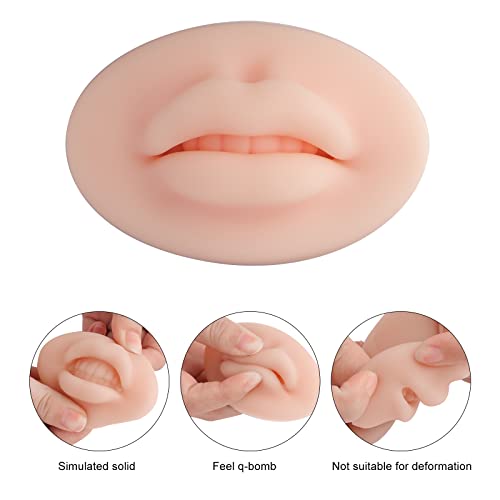 3D Silicone Practice Lips for Permanent Makeup Tattooing