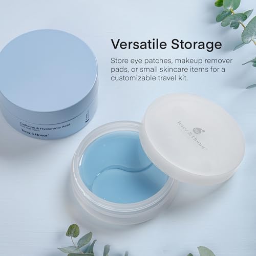 Korean Travel Skincare Container - Reusable Pad Storage