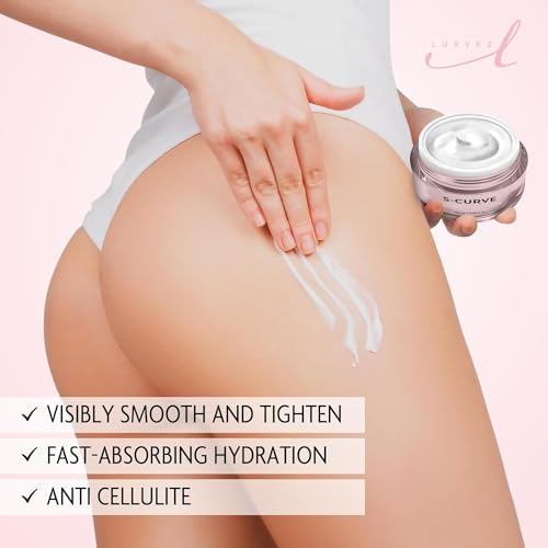 Luxvez Booty Cream for Bigger Butt Fast - Anti Cellulite Cream - Butt Enhancement Cream Big Faster - Butt Cream for Bigger Butt - Butt Cream for Women - Bum Bum Cream