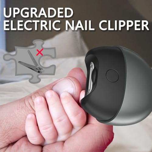 Automatic Electric Nail Clipper with LED Light & Nail Storage