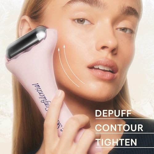 The Skinny Confidential Ice Roller for Face – Stainless Steel Depuffer