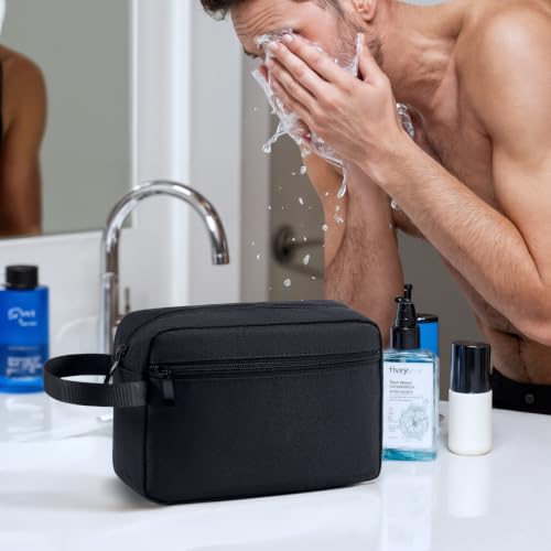 Travel Toiletry Bag with Hanging Hook & Water-Resistant Design