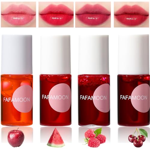 Dulele 4-Piece Lip Tint Set – Waterproof Moisturizing Lip Stain
