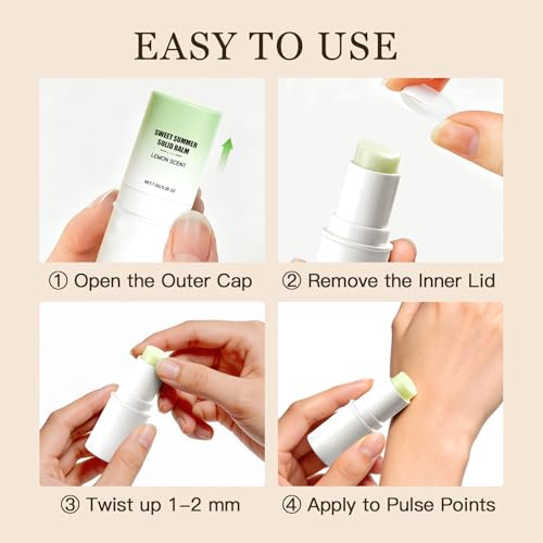Creamy Milk Solid Perfume Stick - Long Lasting Travel Fragrance
