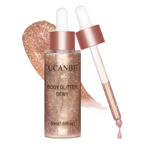UCANBE Body Glitter Drops - Hydrating Shimmer Highlighter