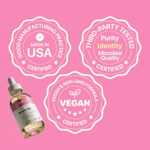Her Fantasy Box Renew Her Natural Yoni Oil 2oz - Brightening & Ingrown Hair Relief