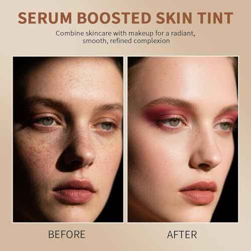 Beauty Balm Serum Boosted Skin Tint, Foundation Stick, Tinted Moisturizer for Face, Full Coverage Foundation, Concealer Stick for Foundation Makeup, Contour Sticks for Face Makeup, Dewy Finish (££0203)