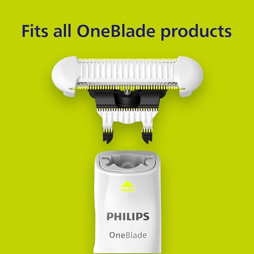 Philips OneBlade SkinProtect Replacement Blade — Bi-Directional, Waterproof, Durable Stainless Steel, Pack of 2