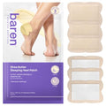 Baren Shea Butter Overnight Heel Patch - Cracked Heel Foot Mask (6 Pack)