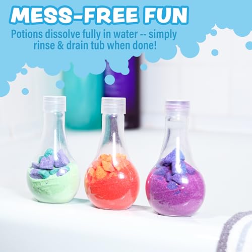 Tub Works Kids Bath Bomb Potion 6 Pack | Fizzing Bath Toys