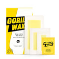 Gorilla Waxing Korean Strip & Go Wax Strips Kit, 28 Multi-Size Sugaring Wax Strips + 4 Calming Serum Wipes, Ready-to-Use Hair Removal for Face & Body, Suitable for Sensitive Skin, Korean Skin Care